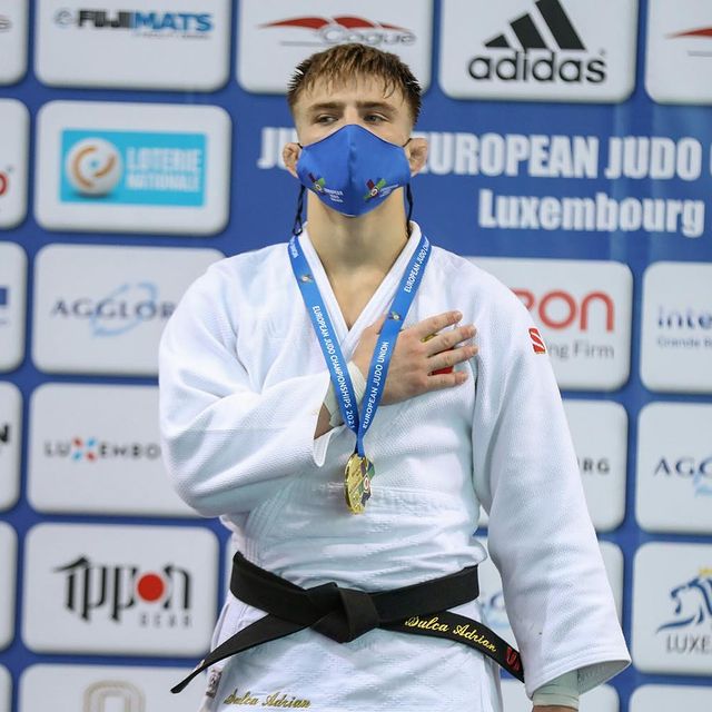 Adrian Şulcă este campion european la judo, la juniori, în Luxemburg