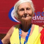 Elena Pagu a castigat la 91 de ani concursul de mars la Campionatul European! Romania are doua medalii de aur la Madrid