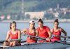 Elena Mocanu si fetele din barca de 4 rame colectioneaza medalii la canotaj