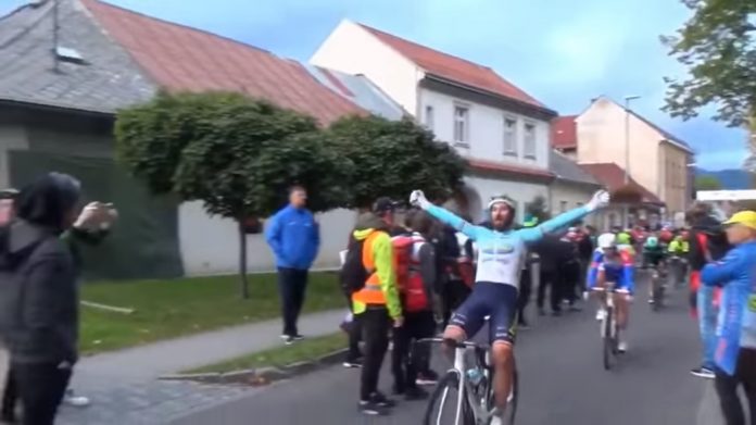 Eduard Grosu este printre cei mai buni sprinteri in Turul Slovaciei