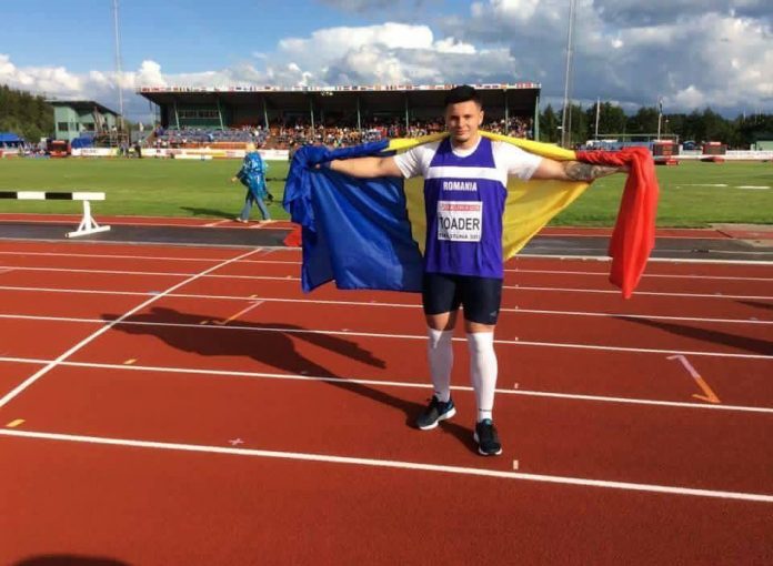 Rares Toader practica atletismul de la 12 ani. Campionul se antreneaza in criza