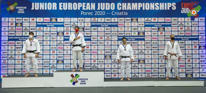 124027069_3866645810020863_4013738107288045034_o Alex Cret si Eduard Serban sunt medaliati la Campionatele Europene de judo juniori