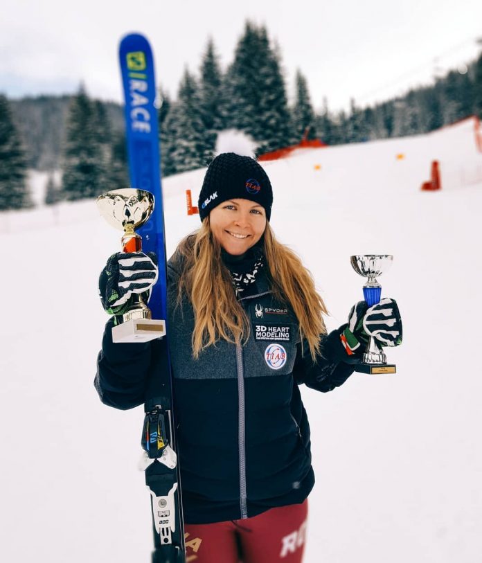 Două podiumuri în Franța pentru Ania Caill la schi alpin, Super G