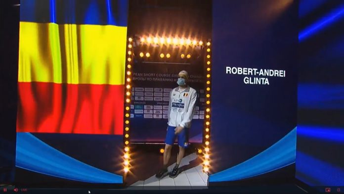 Fără titlu Robert Glință are argint la 100m. spate, iar David Popovici este finalist la 200 liber