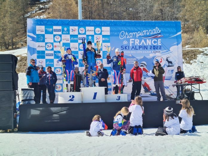Ania Caill a câștigat la Auron în proba de Coborâre la Schi Alpin.