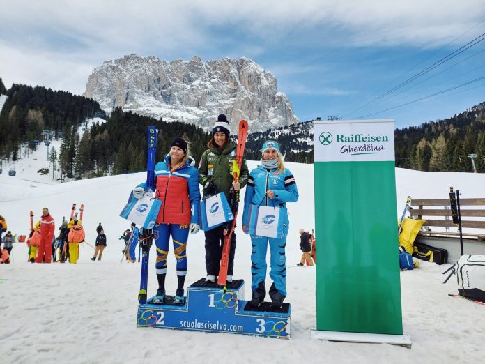Ania Caill a terminat pe doi la Super G, la Santa Cristina Val Gardena