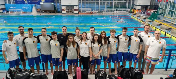 Trei victorii pentru David Popovici în prima zi la Multinations Junior Swimming Meet