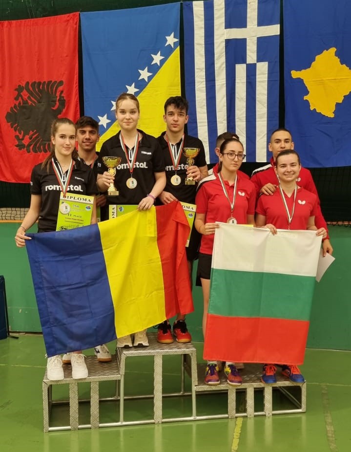 România a dominat Campionatele Balcanice de tenis de masă