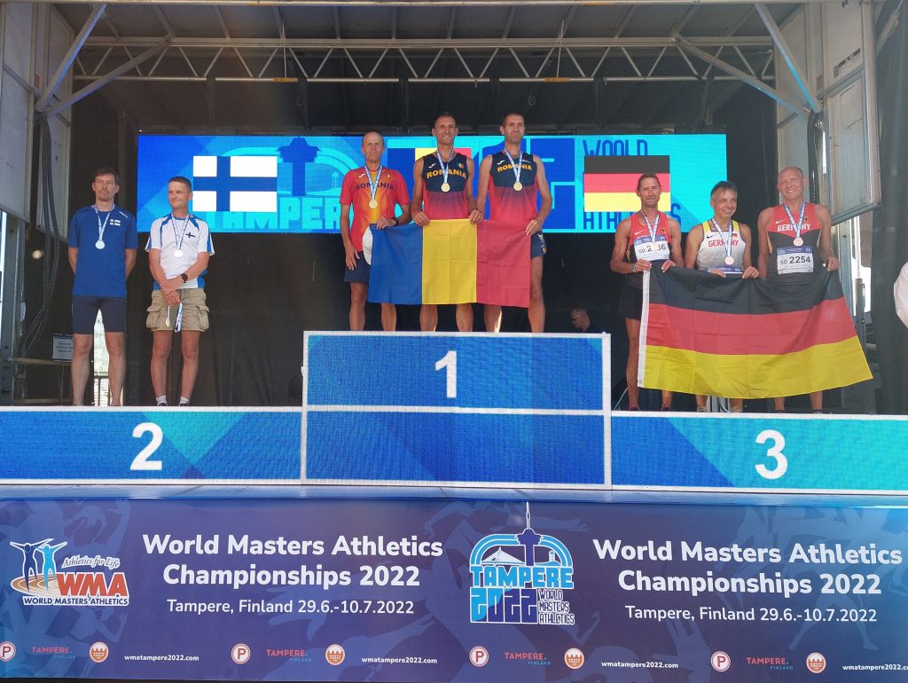 Medalii la nivel Masters pentru atletismul românesc în Finlanda