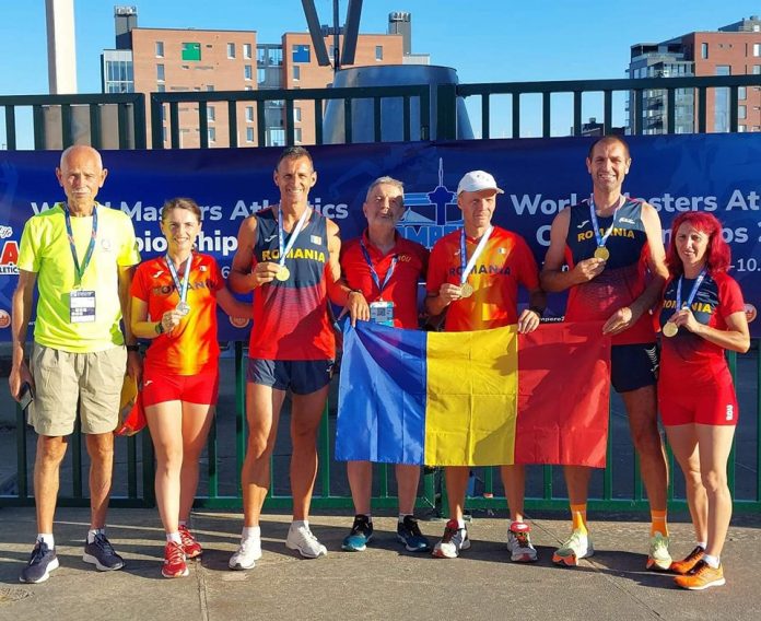 Campionatele Mondiale Masters. În total, tricolorii au cucerit opt medalii la atletism