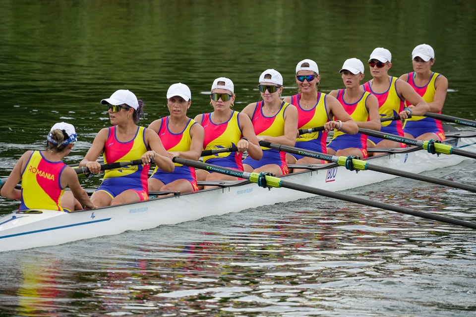 9 medalii europene pentru România la canotaj: 5 de aur și 4 de argint!