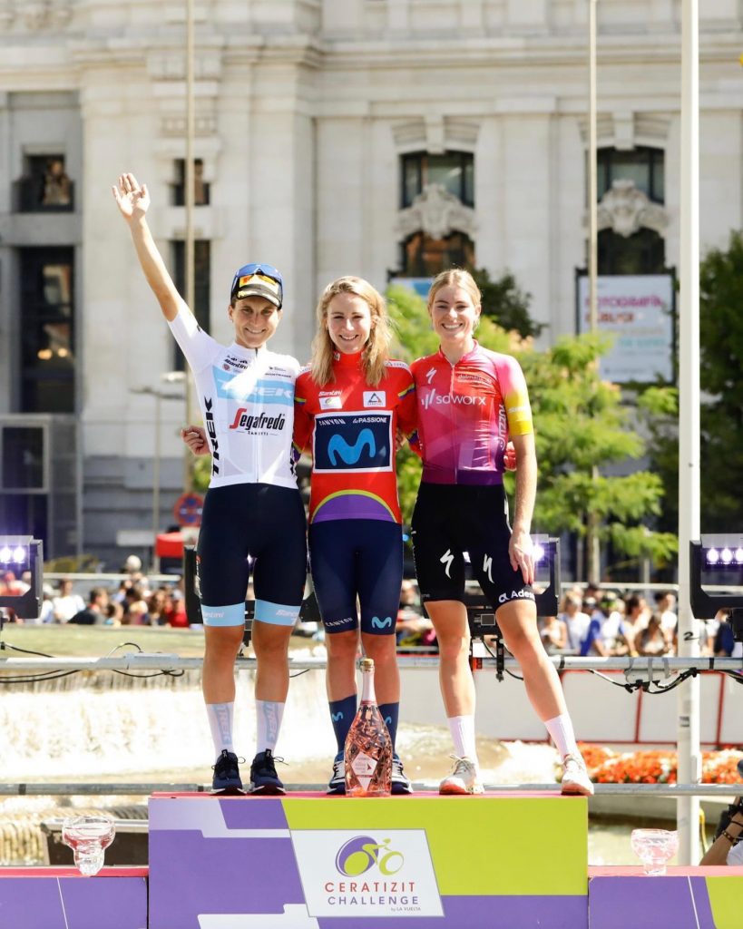 Triplă istorică realizată în La Vuelta, în cursa în care a participat Manuela Mureșan !