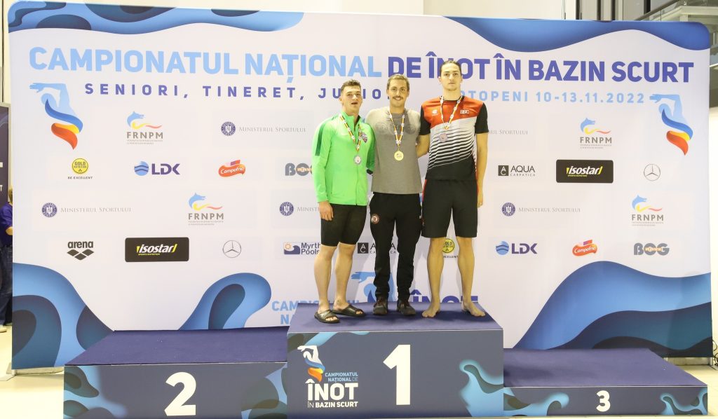 Rezultatele de vineri, la Campionatele Naţionale de înot în bazin scurt.