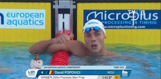 David Popovici a fost desemnat cel mai bun înotător al anului de Swimswam.com