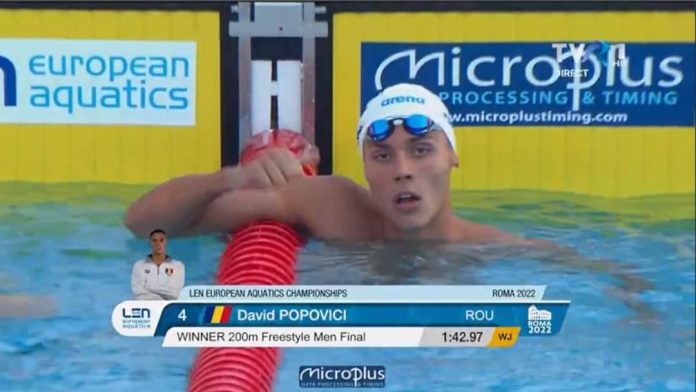299914791_8558303600861744_7011850776707031682_n David Popovici a fost desemnat cel mai bun înotător al anului de Swimswam.com