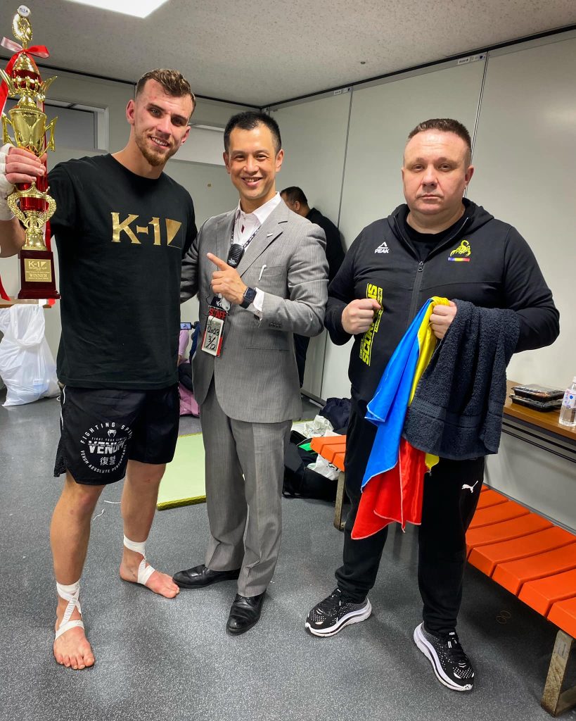 Ștefan Lătescu a câștigat al doilea meci prin KO în K1 World Grand Prix Japan