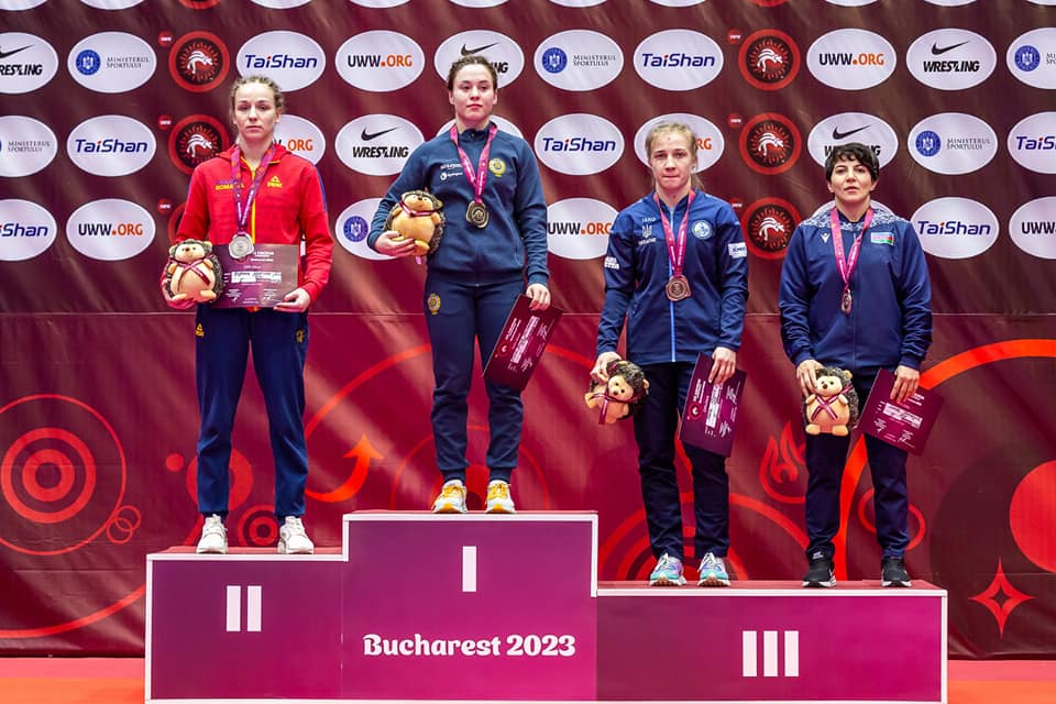 Sportivele române au cucerit trei medalii la Europenele de lupte Under-23