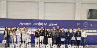 Dinamo a câștigat titlul de campioană la sabie în proba feminină pe echipe.