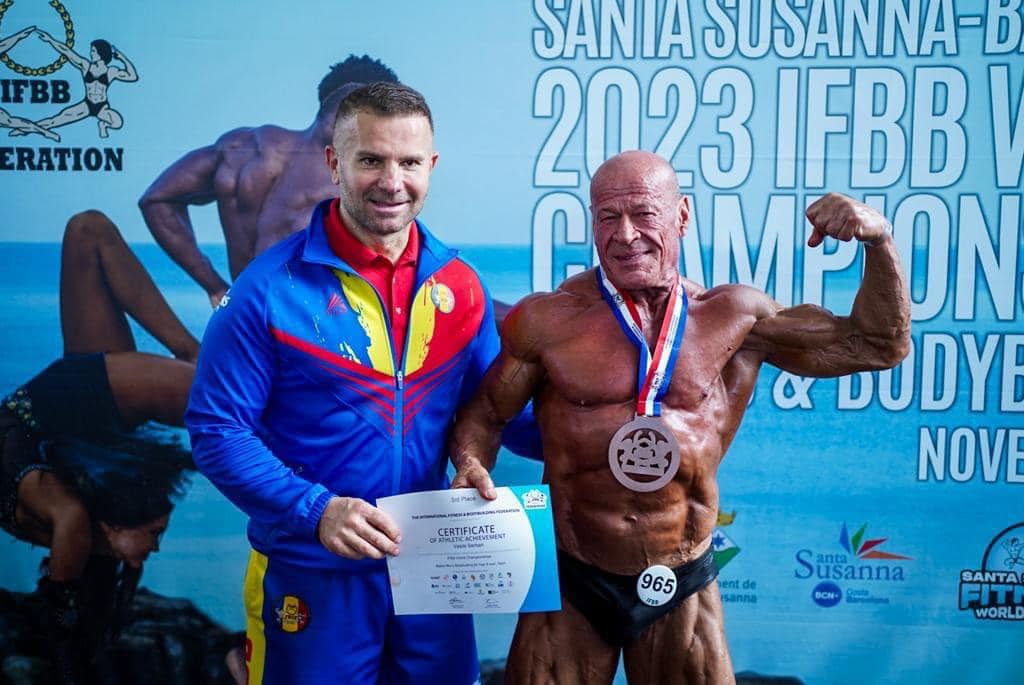 Remarcați la Mondialele din Spania: medaliat la 73 de ani!