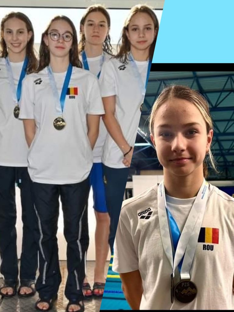 15 medalii pentru România la înot la Kranj, în Slovenia. Juniorii se remarcă