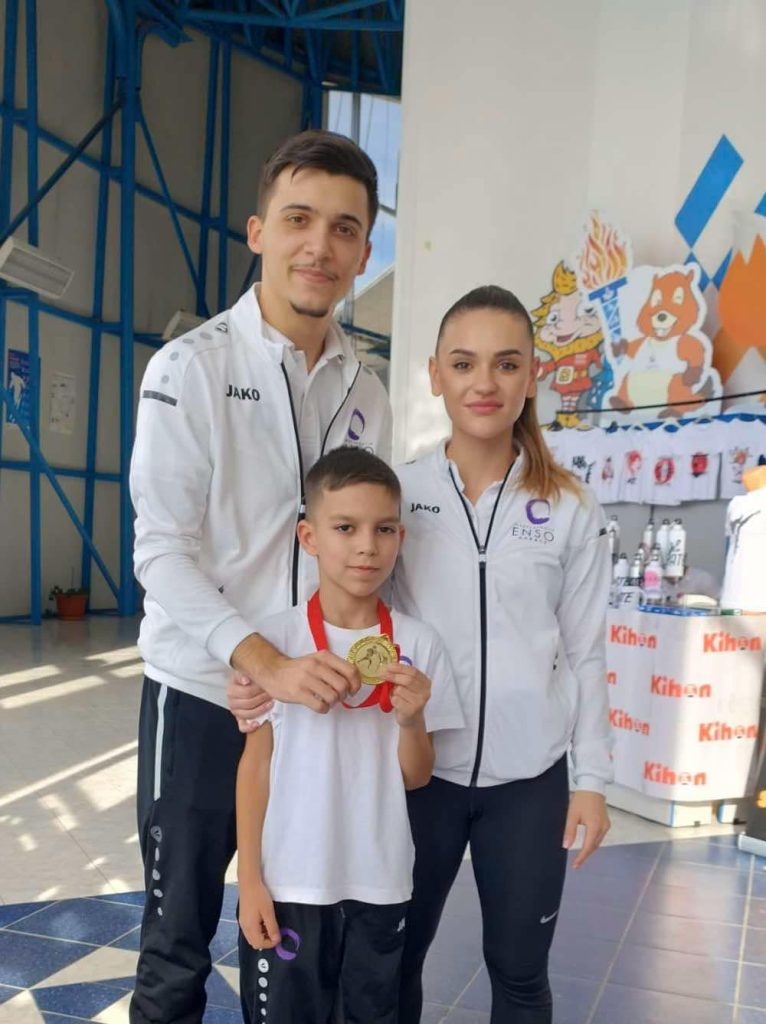 Karate la Clubul Sportiv Enso cu Irina Negoi și Mario Petre