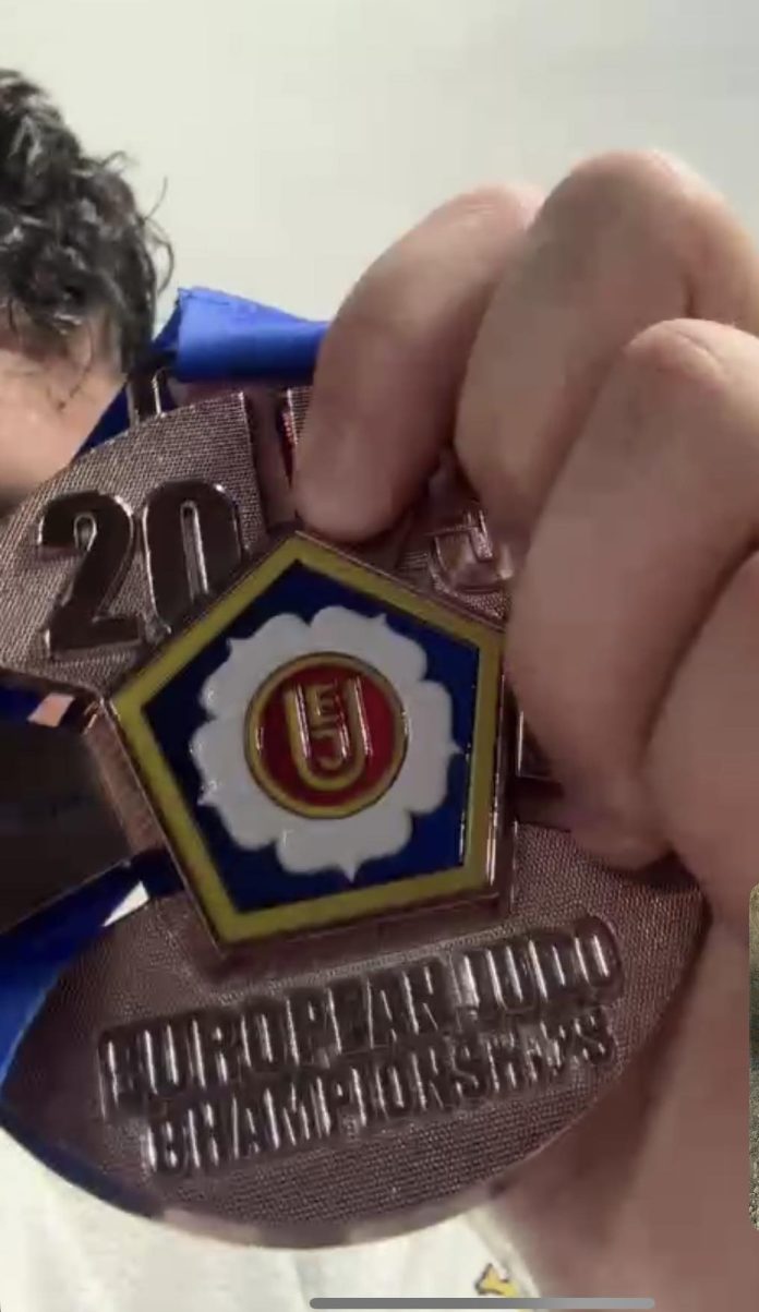 Darius Dobre e medaliat cu bronz la Europenele de Judo la juniori