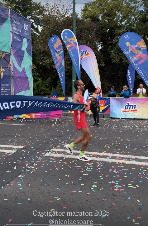 Nicolae Soare câștigă UVT Liberty Marathon