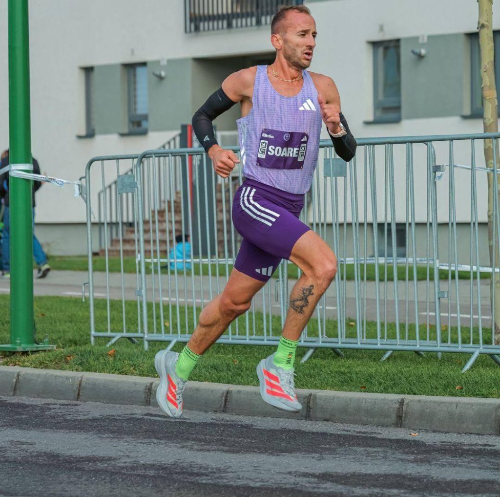 Soare Nicolae Alexandru după alergare la Brașov