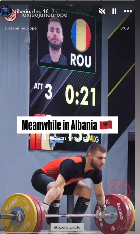 DONOSE Tiberiu Donose este campion la haltere la Europenele de juniori.