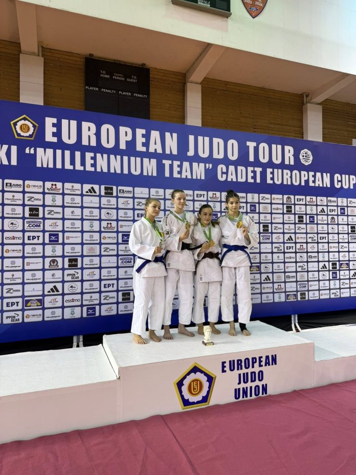 Ciumaș Bianca Adelina evoluează la judo. Medalie luată în Grecia