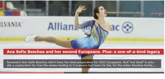 Obiectivele Anei Sofia Beșchea la patinaj artistic