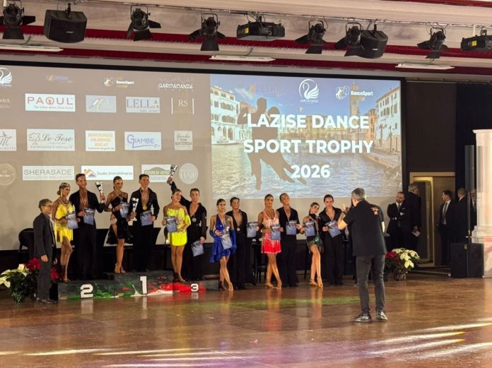 Andrei Cristian Gujba și Isabella Roda câștigă la dans în Italia.