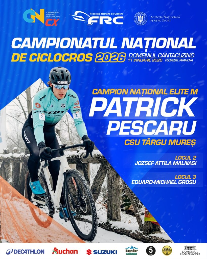 Patrick Pescaru a câștigat la Campionatul Național de Ciclocros