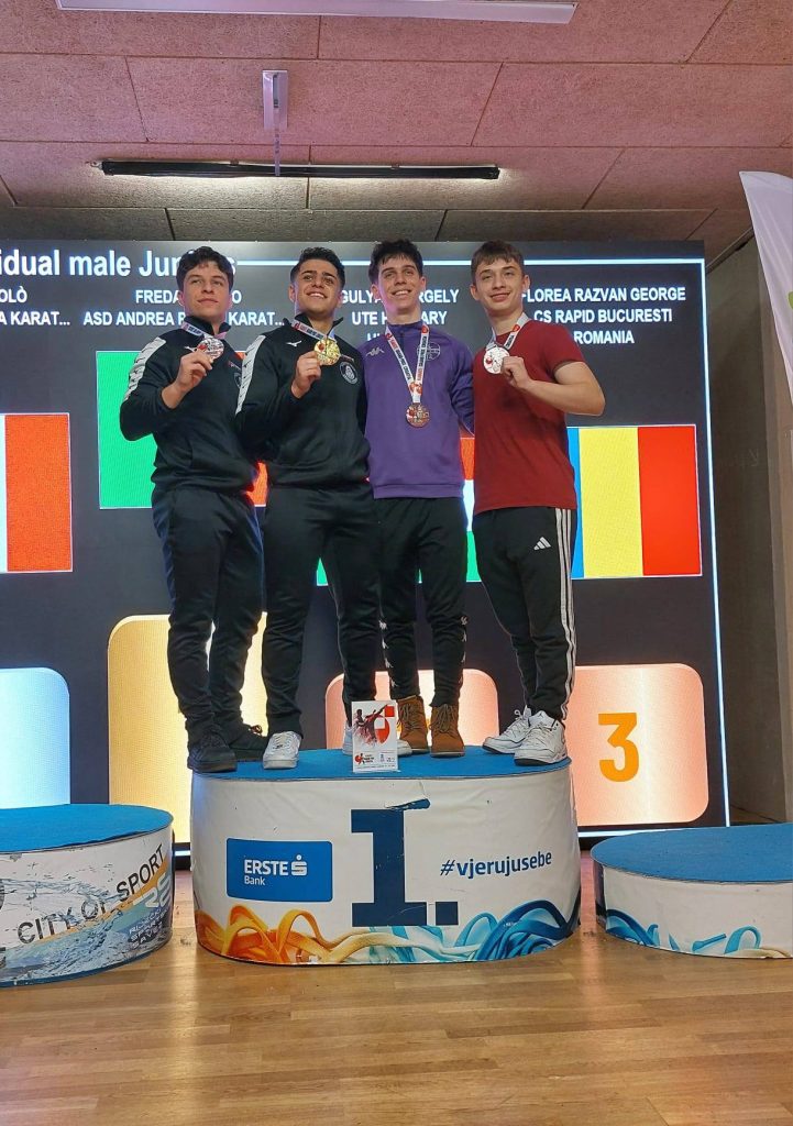 Răzvan Florea e premiat în Croația la karate