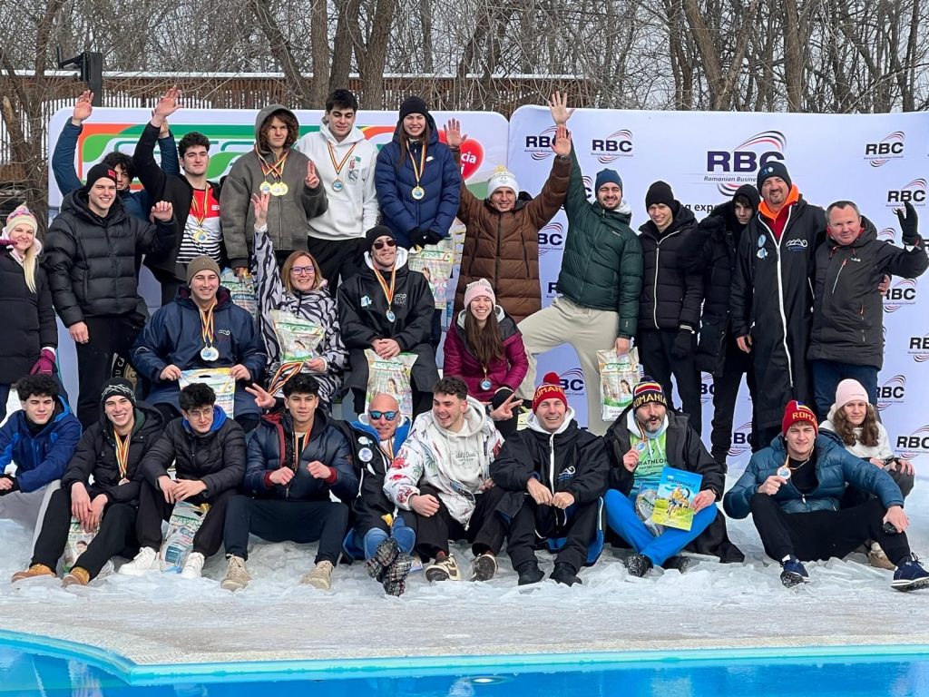 Luca Boldura câștigă trei titluri naționale la Înot în Ape Înghețate