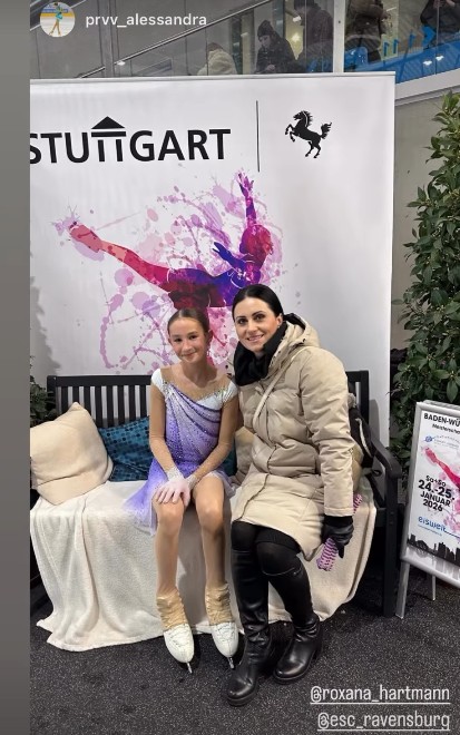 ROXANA HARTMANN Campioanele patinatoare ale Roxanei Luca Hartmann. Întreceri la Baden-Württemberg Stuttgart 24/25.01.2026.