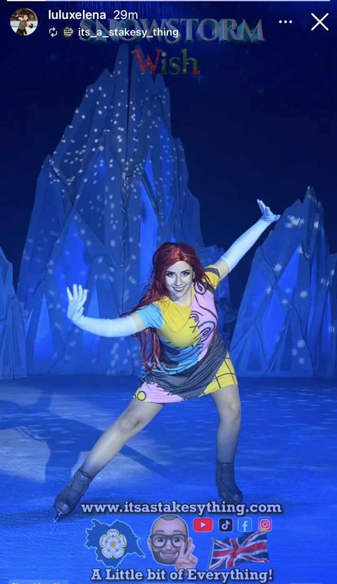 Grație pe patine cu Lulu spectacol pe gheață în Europa